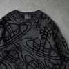 Vivienne Westwood Orb Print Knit in Gray