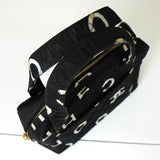 シャネル バイシー ロゴ マテラッセ キャンバス ハンドバッグ ブラック - NEWSED