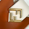 Fendi Zucca 小牛皮双色小包手机套棕色
