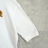 バーバリー ホースロゴ 刺繍 半袖ポロシャツ ホワイト - NEWSED