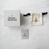 ヴィヴィアン ウエストウッド オーブ ラインストーン ネックレス ゴールド 箱付き - NEWSED