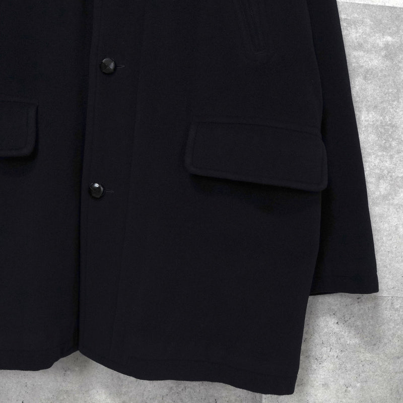 ヴァレンティノ ヴィンテージ ウール ミドルコート ブラック - NEWSED