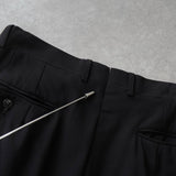 クリスチャン ディオール ヴィンテージ ツータック スラックス ブラック - NEWSED