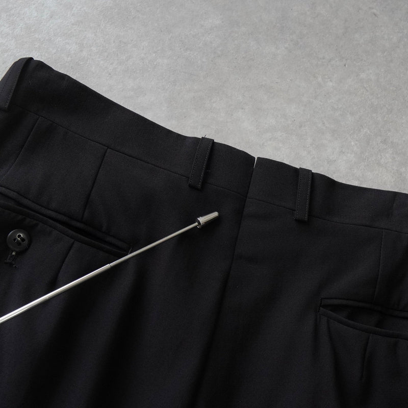 クリスチャン ディオール ヴィンテージ ツータック スラックス ブラック - NEWSED