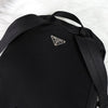Prada Pocono Tessuto 尼龙背包 背包 三角形徽标 黑色
