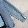 Anderson Bell Back Print Denim Jacket Blue