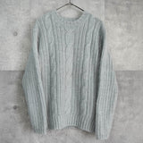 ポールスミス ケーブル編み アルパカ混紡 ニット グレー - NEWSED