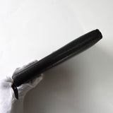 ヴィヴィアン・ウエストウッド オーブロゴ レザー ラウンドジップ 長財布 ロングウォレット ブラック - NEWSED