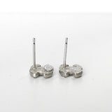 シャネル ココマーク ラインストーン ピアス シルバー - NEWSED