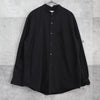 Lacoste 黑色徽标贴片长袖衬衫