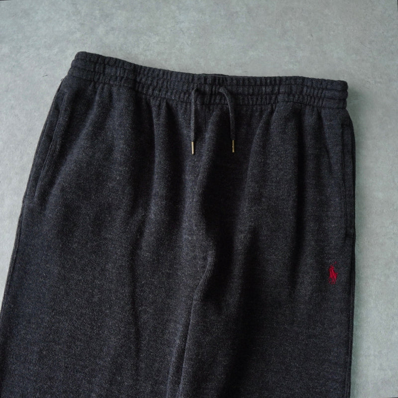 ポロ ラルフローレン ポニーロゴ スウェットパンツ ダークグレー - NEWSED