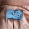プラダ ウールジャケット コート レディース ピンクベージュ