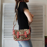 コーチ シグネチャー キャンバス ショルダーバッグ ベージュ / ピンク - NEWSED