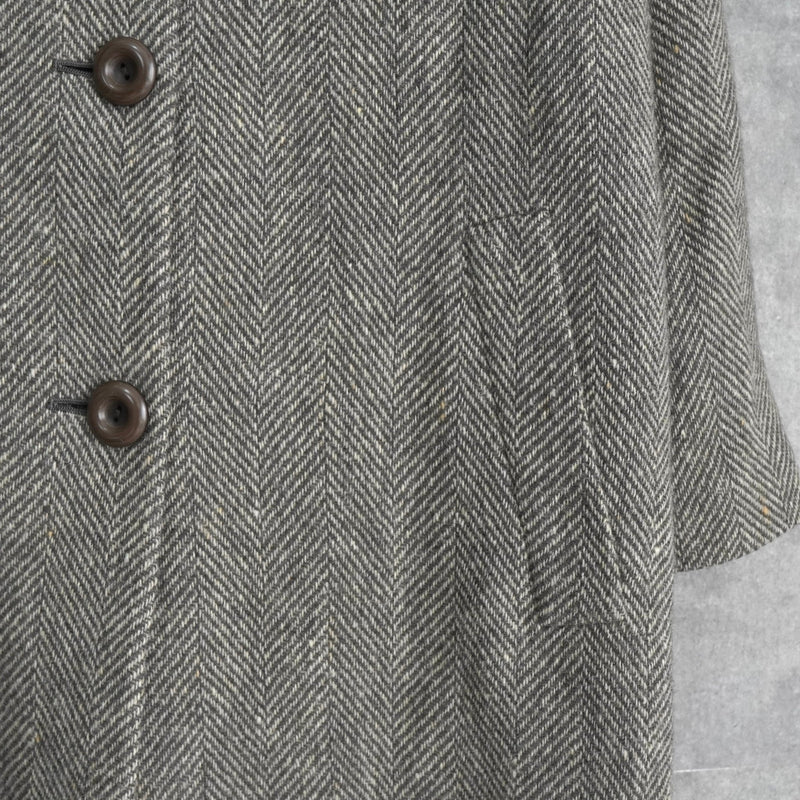 バーバリー ヴィンテージ ツイード ステンカラーコート レディース ベージュ - NEWSED