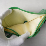 セリーヌ ゴールド ガンチーニ レザー 二つ折り財布 グリーン - NEWSED