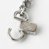 セリーヌ ヴィンテージ サークルロゴ シルバー ネックレス - NEWSED