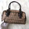 Fendi Zucchino 帆布迷你单肩包 手提包 米色