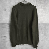 ポロ バイ ラルフローレン スモールポニー ウール ポロニット カーキ - NEWSED