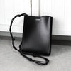 Jil Sander Tangle 小号皮革单肩包（黑色）