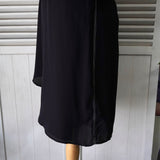 ルイ ヴィトン パフスリーブ シフォン ワンピース ブラック - NEWSED