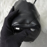 エムエムシックス メゾン マルジェラ レザー ジャパニーズバッグ クロスボディ ショルダーバッグ ブラック - NEWSED