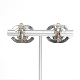 シャネル ココマーク ターンロック イヤリング シルバー - NEWSED