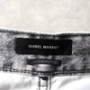 イザベルマラン デニム ジーンズ 裾フリンジ グレー