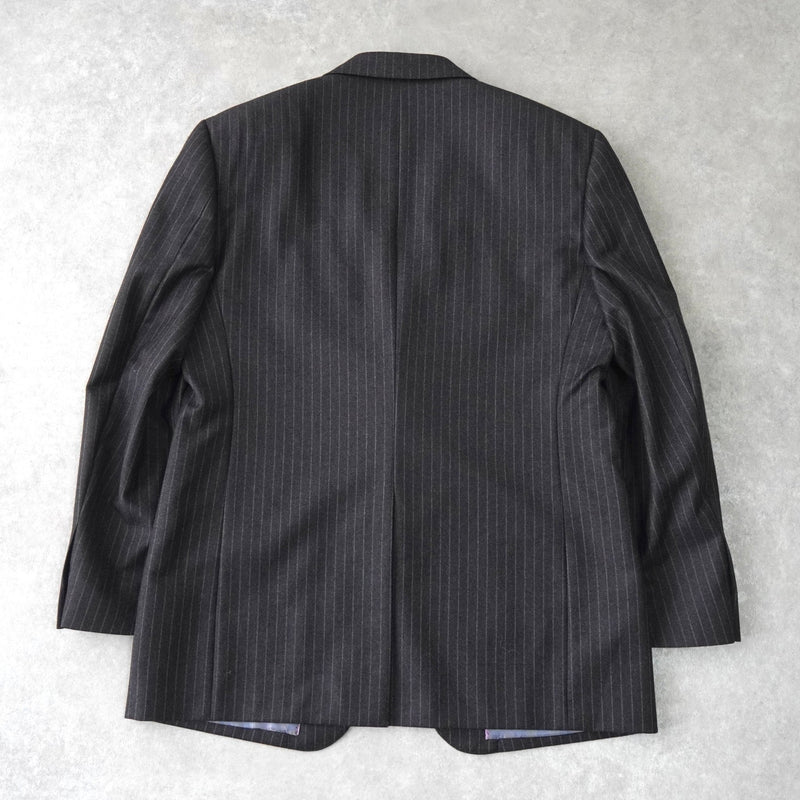 ジバンシィ ジバンシー シングル セットアップ スーツ ピンストライプ グレー - NEWSED