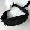 Prada Pocono Tessuto Nylon Body Bag Waist Pouch Triangle Logo Black
