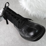 グッチ シェリーライン ドッキング ハイカット ブーツ ブラック - NEWSED