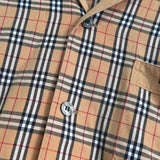 バーバリー ヴィンテージ ノバチェック 長袖シャツ パジャマシャツ ベージュ - NEWSED