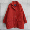 バーバリー ヴィンテージ 中綿ジャケット ミドルコート ホースロゴ 刺繍 イギリス製 レッド