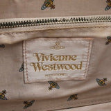 ヴィヴィアン ウエストウッド オーブ レザー ハンドバッグ 自立型 ブラック - NEWSED