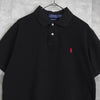 Polo Ralph Lauren 黑色小马标志短袖 Polo 衫