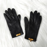 エルメス ケリー レザー 手袋 グローブ ブラック - NEWSED