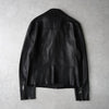 ルドサック 本革 ソフトレザー ダブル ライダースジャケット レザージャケット ブラック メンズ