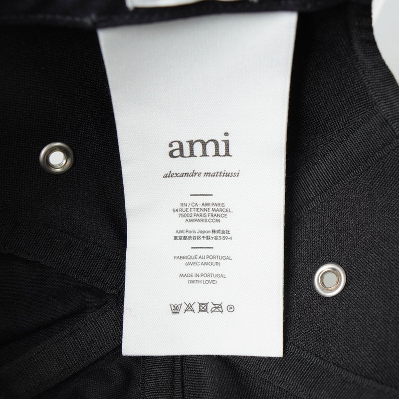 アミパリ アミ パリス ハートロゴ キャップ ベージュ 保存袋付き - NEWSED