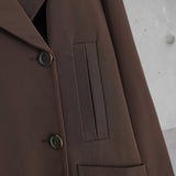 プラダ フォックス ファー チェスターコート ファー取り外し可能 レディース ブラウン - NEWSED