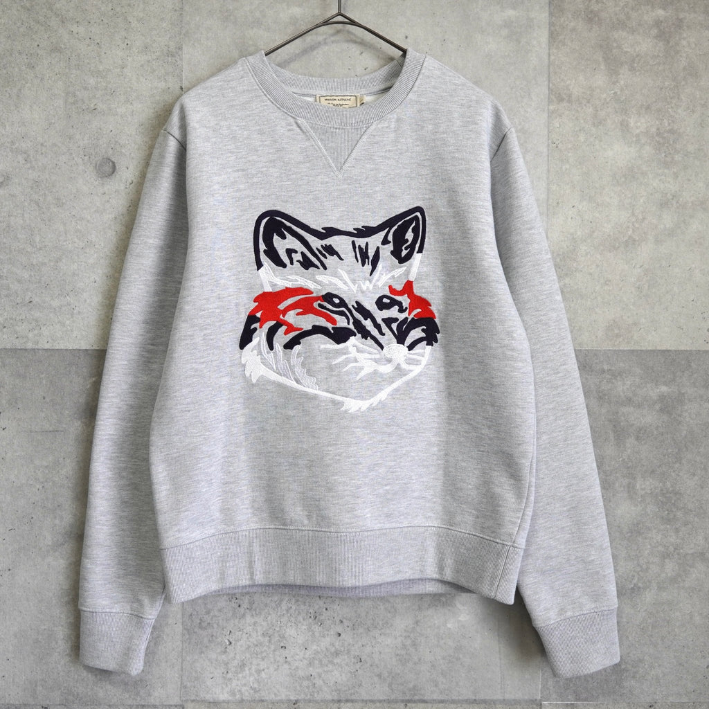 Maison Kitsune 狐狸头运动衫 灰色