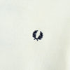 Fred Perry 立领针织衫，半长，象牙色，未使用，带标签，女款