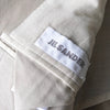 Jil Sander 单排扣修身夹克，露背，春夏，米色