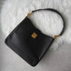 Celine Leather One-Shoulder Bag in Black