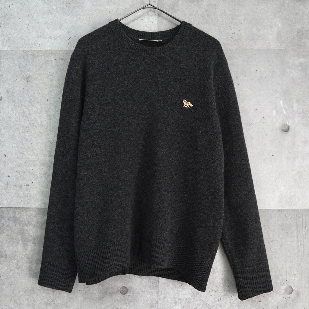 Maison Kitsune Fox 针织毛衣 灰色