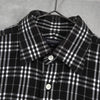 Burberry Nova 格纹泡泡纱短袖衬衫（黑色）