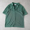 Lacoste 徽标贴片短袖针织 Polo 衫（绿色）