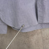 Maison Kitsune Tricolor Fox Oxford Shirt Long Sleeve Shirt Saxe Blue