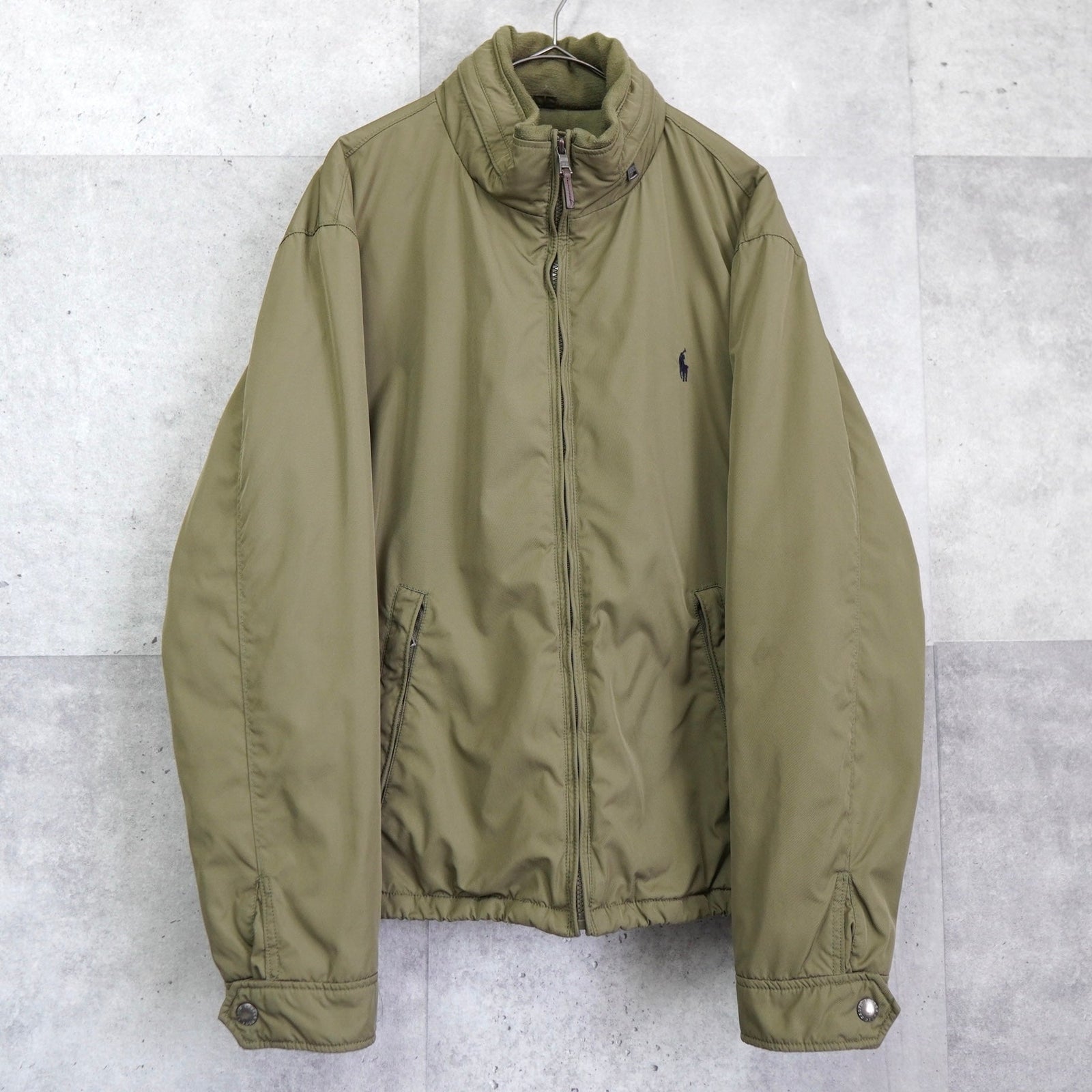 【新品同様】ポロラルフローレン　ナイロンジャケット　内側フリース　S　フード収納 product-671196_1600x.jpg?v=