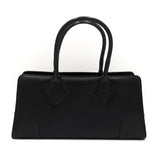 ヴィヴィアン ウエストウッド オーブ レザー ハンドバッグ 自立型 ブラック - NEWSED