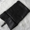 Loewe Logo Leather Shoulder Bag in Black