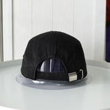 エムエムシックス メゾンマルジェラ スタッズ ロゴ ベースボール キャップ 帽子 ブラック - NEWSED